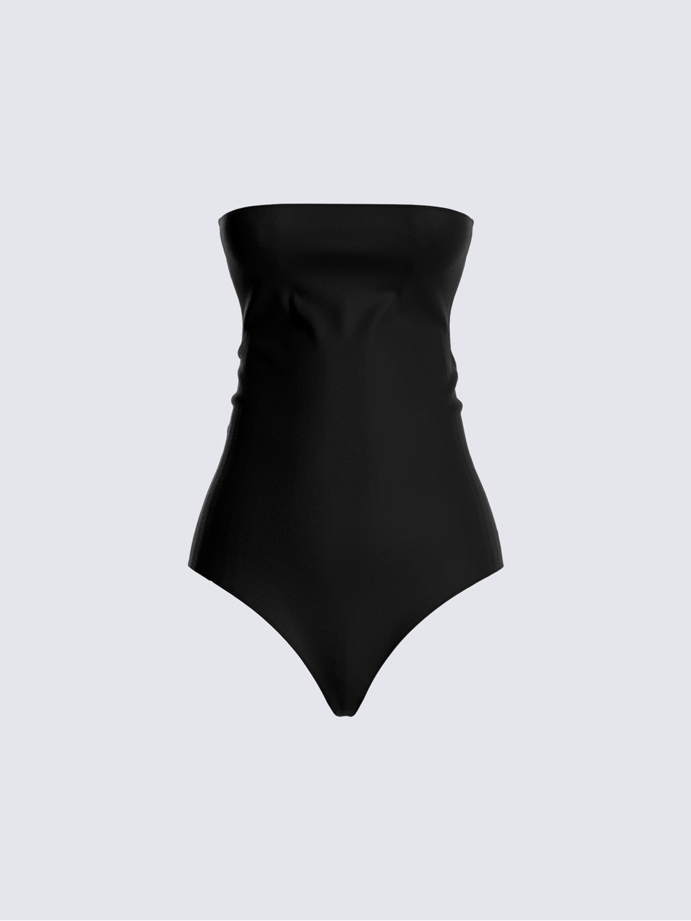 Finesse Vicky Black Strapless Bodysuit M CC24-12